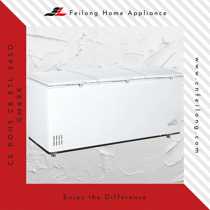 Том цагаан зар сурталчилгааны 3 хаалганы 3 хаалгатай хөлдөөгч BD-1588Q